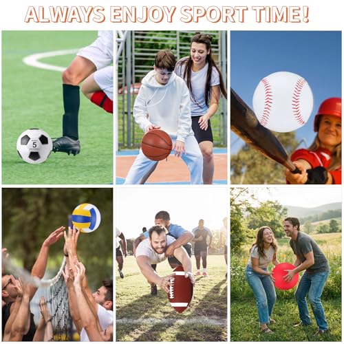 Deekin Assorted Sport Ball Set for Youth & Adults - Classic/Adult Youth Variation