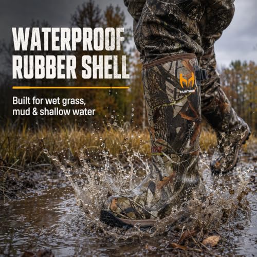 Hunthor 800g Insulated Waterproof Hunting Boots for Men - Next Camo G2 Variation