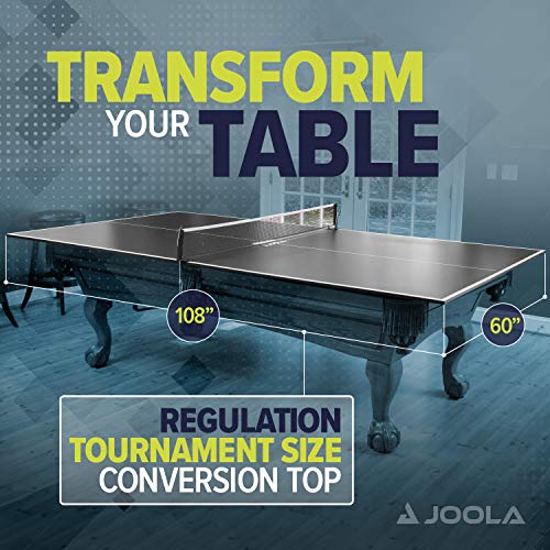 Ping Pong Conversion Top with Net Set for Billiard Tables - Full Foam Back - Standard Size