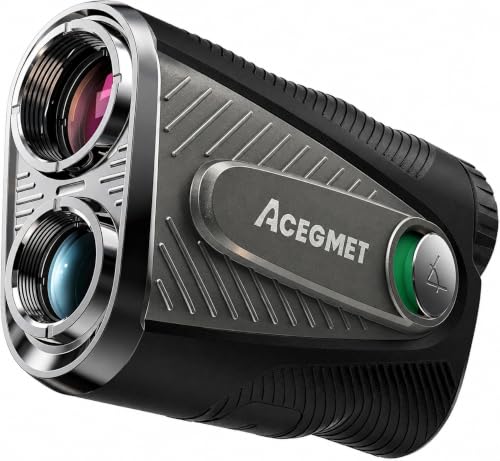 ACEGMET PFS5 Golf Range Finder 1300 Yards Slope & Triangulation Tech