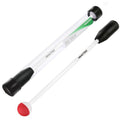 HKACTGO Rib Stick,Golf Training Swing Aid,Golf Training Aid,Chipping Training Aid,Golf Alignment Sticks,Rotation and Golf Wrist Hinge Trainer Fits Mens, Womens,Kids/Junior Clubs,White