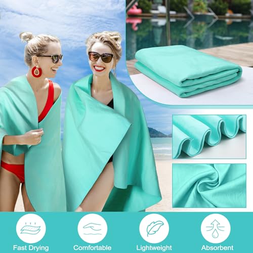 Aqua Extra Large Swimming Chamois Towel - Quick Dry Water Sports Towel