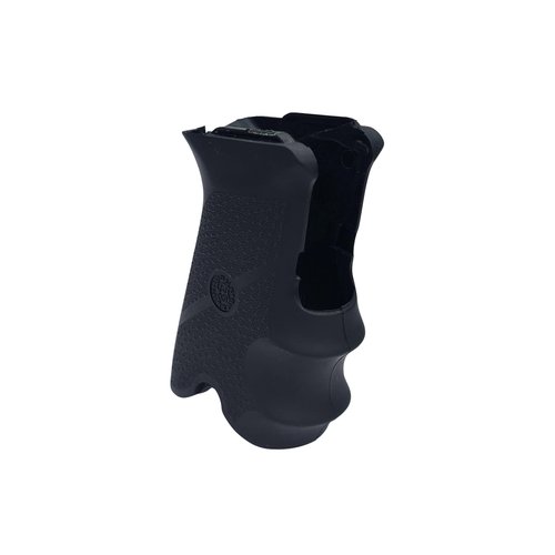 Hogue Rubber Wraparound Grip for Ruger P85, P89, P90, and P91 with Finger Grooves, Black - 85000
