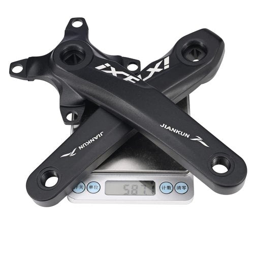 CYSKY Bike Crank Arm Set 170mm 104 BCD Square Taper Crankset with Chainring Bolts, for Mountain Bike, Road Bike, City Bike, Folding Bike, Ebike