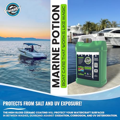 WAVESRX 128oz Salt Neutralizing Boat & Jet Ski Wash with SiO2 Protection