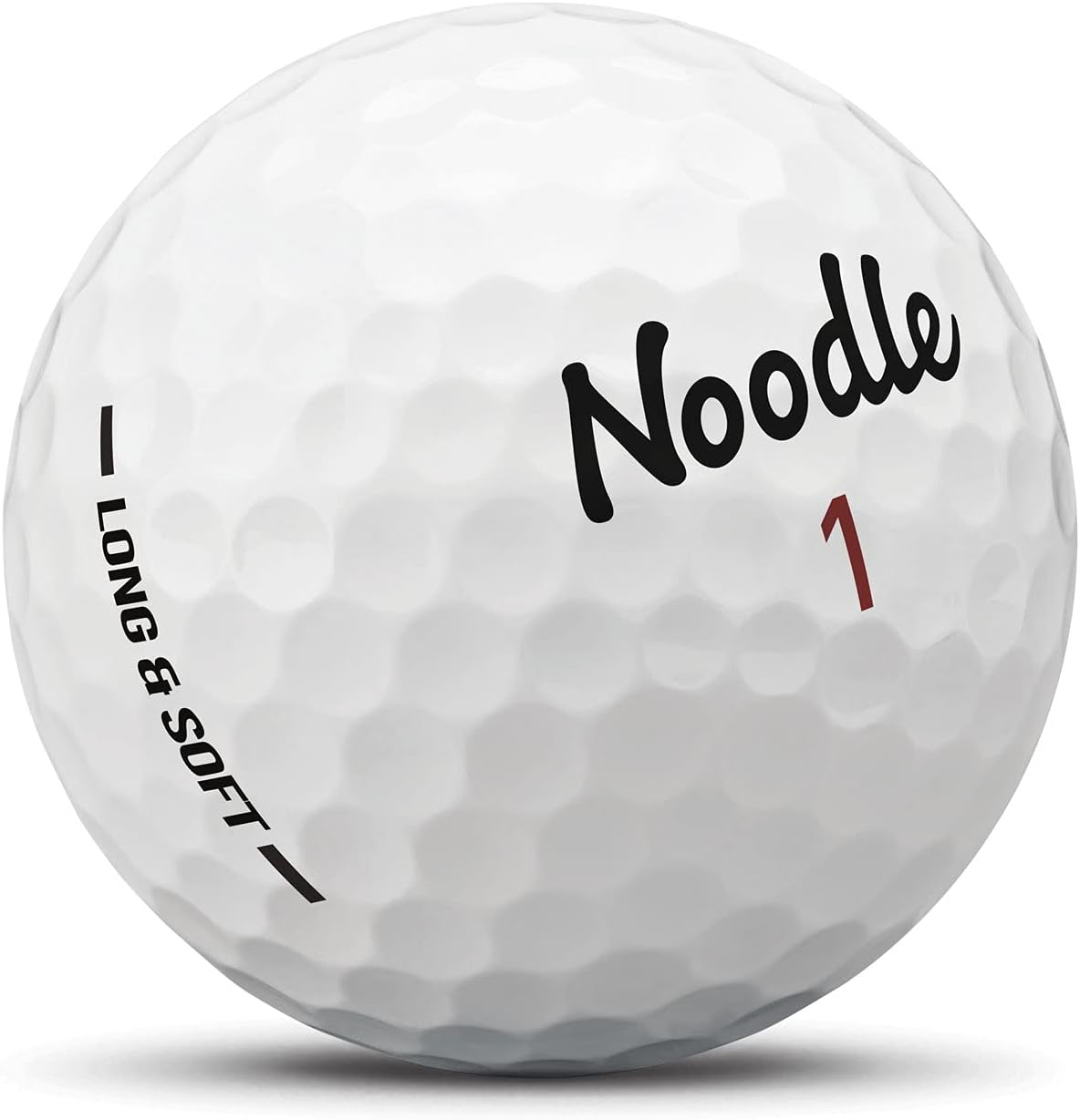 TaylorMade Noodle Golf Balls - Ultra-Soft 34 Compression Core for Enhanced Feel & Spin | Patented Dimple Design