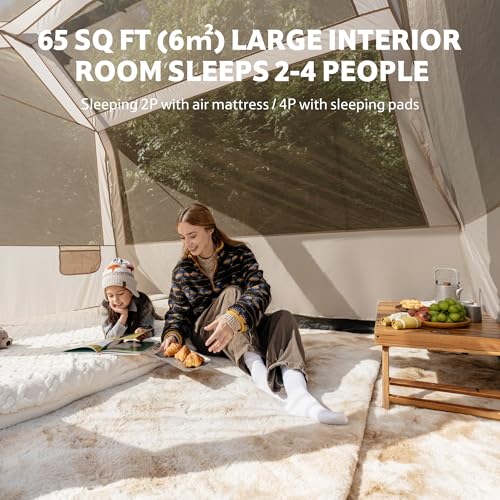 Naturehike Village Lite 4 Person Instant Camping Tent Waterproof Double Layer