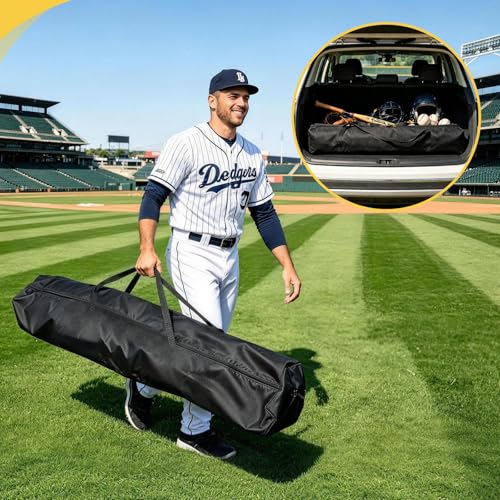 Baseball Rebounder Net 4x4.5ft with Spare Net and Adjustable Angles - Solo Practice