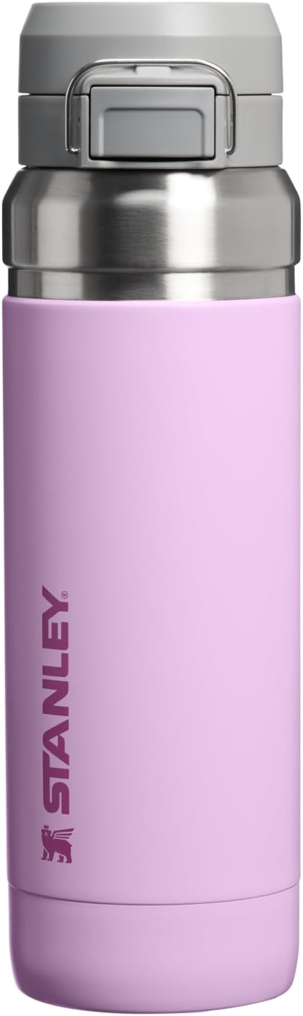 STANLEY Quick Flip GO Water Bottle 36 oz - Insulated, Leakproof & Packable | BPA-Free | Soft Orchid