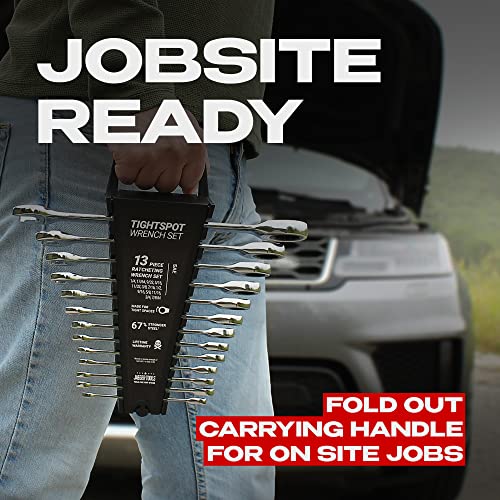 Jaeger 26-Piece Ratcheting Wrench Set - Inch & Metric Combination, Flex Head