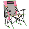 GCI Outdoor NASCAR Roadtrip Rocker Pink Camping & Sideline Chair with Drink Holder