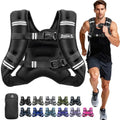 BAGAIL Women’s 30Lb Weighted Vest for Running & Training Black - Even Weight Distribution & Reflective Stripes