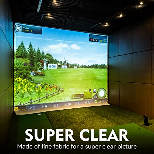 aikeec 10ft x 10ft Golf Impact Screen - 7mm Thickened Indoor/Garage Practice Net