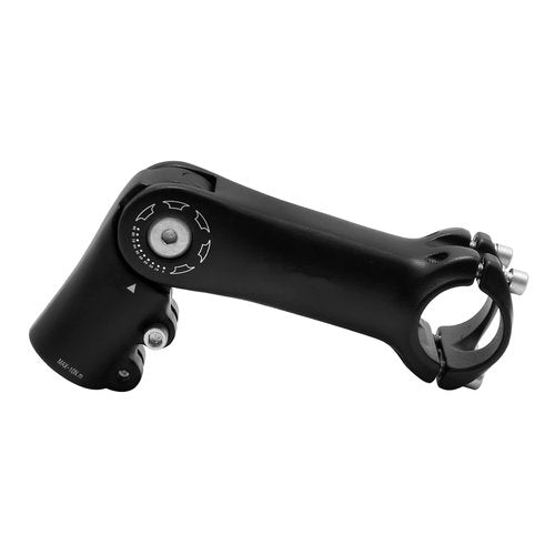 Aynaxcol 28.6mm x 31.8mm Bicycle Riser Extension Adjustable Handlebar Stem 110mm 0-90 Degree Adjustable Bicycle Stems Short Handlebar Stem for E Bike Bicycle (110mm)