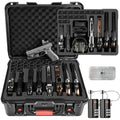 8-Pistol Gun Case & 15 Magazine Storage with Lock - Modular Tactical Case Variation of THIS listing