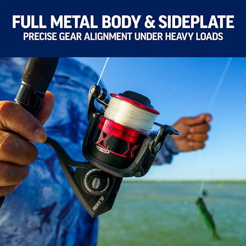 Penn Fierce IV 4000 Spinning Reel & 7' Medium 2-Piece Fishing Rod Combo