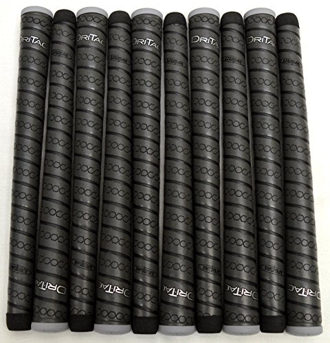 Oversized Dark Gray Bicycle Handlebar Grips - 10 Pack Dri-Tac Wrap