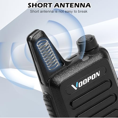 10 Pack Rechargeable Walkie Talkies for Adults Long Range Two-Way Radios with Earpieces
