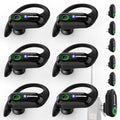 SAMCOM X7 6-Pack Bluetooth Headsets for Walkie Talkies, 2 Pin K Plug, Business Communication