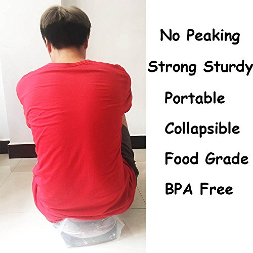 SUPANT 2.6 Gallon (10L) Collapsible Emergency Water Jug Set - 4 Pack, Freezable BPA-Free Plastic Outdoor Water Containers