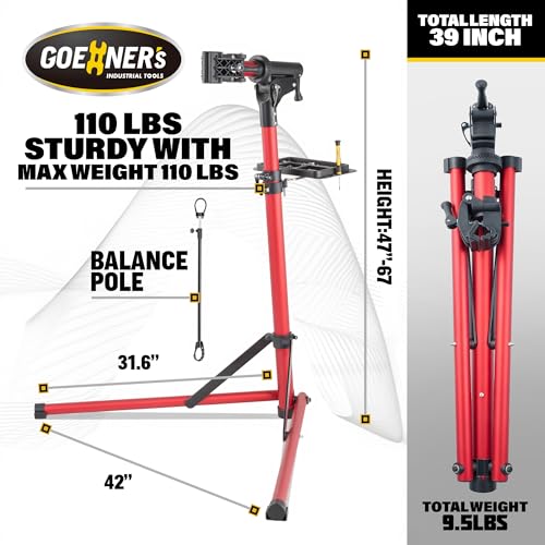 GOEHNER's Bike Repair Stand Aluminum Portable Maintenance Workstation