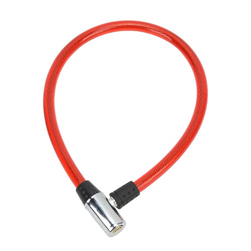 Bike Lock Cable with Key Steel Wire Portable Cable Lock Security Lock for Motorcycle Gate 3 Colors