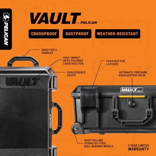 Pelican Vault Long Hard Case V800 56 Inch OG Green for Camera & Gear