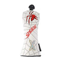 PLUSKER 1PC Golf Club Hybrid Head Cover Spiders Funny Cartoon Animal Pattern Synthetic Leather Headcover for Male/Female Golfers
