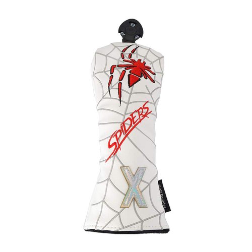 PLUSKER 1PC Golf Club Hybrid Head Cover Spiders Funny Cartoon Animal Pattern Synthetic Leather Headcover for Male/Female Golfers