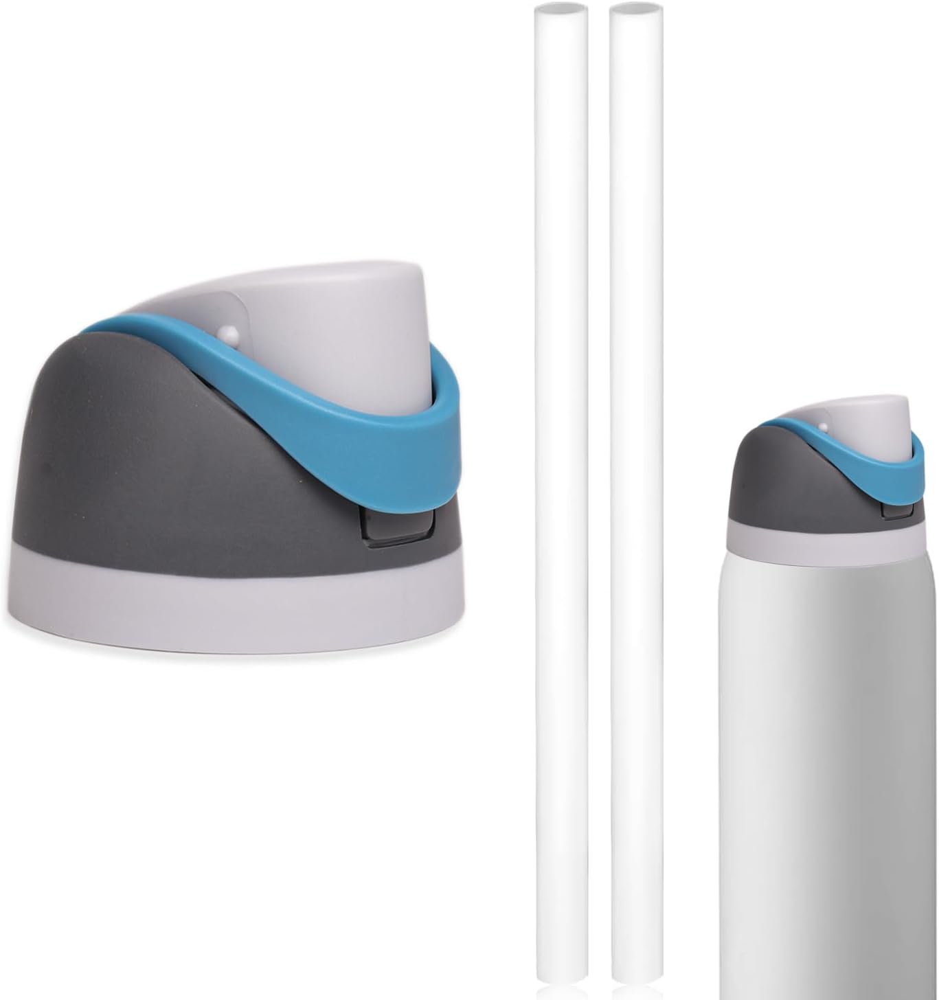 Owala Replacement Lid - Leakproof Water Bottle Top for 16oz, 24oz, 32oz, 40oz Cups - BPA-Free (Tide Blue)