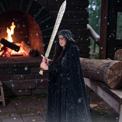 Exotic Wilson Roy Custom Damascus Steel Celtic Sword 32-Inch Camping Sword