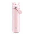 ENCOOL Insulated Water Bottle with Straw Stainless Steel Water Bottle, Leak-Proof, BPA-Free, Double Wall Vacuum Keeps Cold for 24 Hours for Sports, Travel, School (26 oz, Cotton Candy)