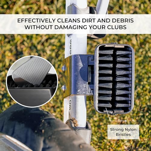 Golf Club Cleaner Clicgear Compatible Portable Waterproof Nylon Bristle Tool