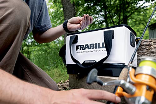 Frabill Universal Bait Station 8 QT.,White