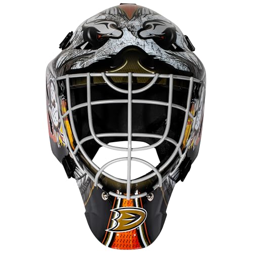 Franklin Sports Anaheim Ducks NHL Youth Hockey Goalie Mask - Street Hockey Mask for Kids