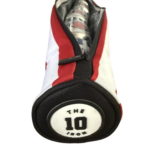 Beer Sleeve for Golf Bag - The Ten Iron, 7-Can Insulated Golf Cooler Cooler Sleeve, Discretely Keep Canned Drinks Cold on The Golf Course, Golf Gifts For Men, Gifts For Golfers
