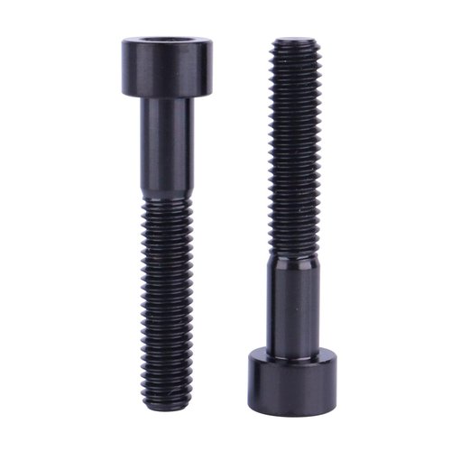 UHDFBDHF Titanium M6x35mm Bolts Allen Head for Bicycle Headset Screws Pack of 6 (Black)