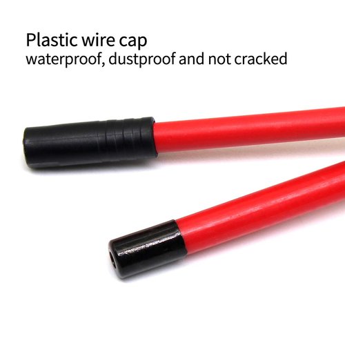 Brake Cable Housing Kit Mountain Bike Gear Shift Cable Brake Cable Wire and Cable End Crimps Bike Stainless Steel Replacement Wire Tubing Cover Set,Red