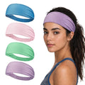 Cooling Headbands for Women 4 Pack - Light Blue, Pink, Mint, Purple