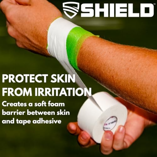 Shield Athletic Underwrap Bulk Case of 48 Black Pre-Wrap Rolls 2.75" x 30 Yards