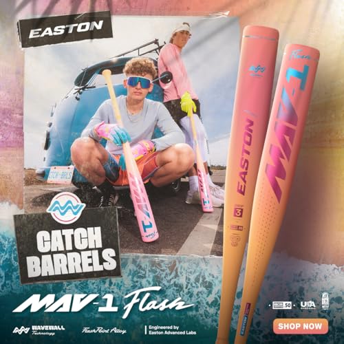 Easton MAV1 Flash Baseball Bat -11 27 Inches Alloy USA Certified Youth Bat
