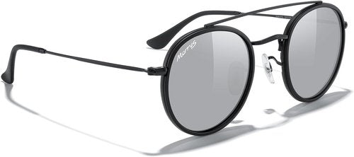 MERRY'S Retro Round Polarized Sunglasses - Stylish Unisex Double Bridge Design