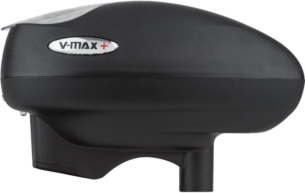 Valken V-Max Electronic Paintball Loader - Fast-Feeding Motorized Hopper | Holds Over 200 Paintballs