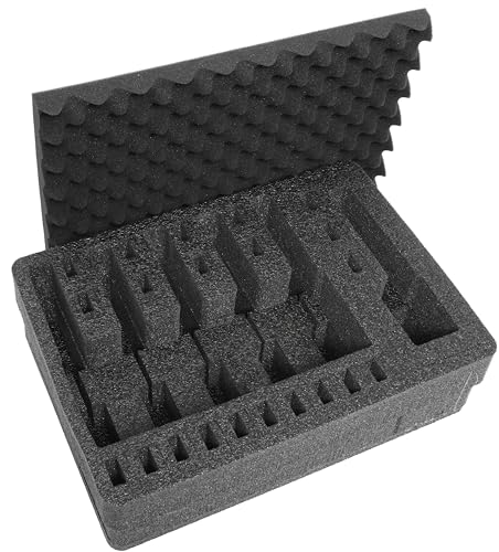 Case Club Foam Insert for Apache 4800 Case – Fits 6 Pistols & Magazines
