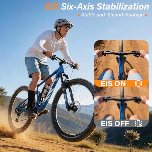 MINIBEAR 5K Action Camera Black with 180° Rotation & Touch Screen