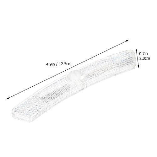 Outanaya Professional Bike Reflectors Replaceable Reflective Disc Wheel Set with Screw Mount for Enhanced Bicycle and Touring Car Visibility Safety Accessories