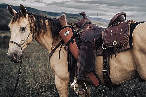 TrailMax Carbine Rifle Scabbard for ATV & Horse Saddles - Weather-Resistant, Fits Up to 24" Barrels