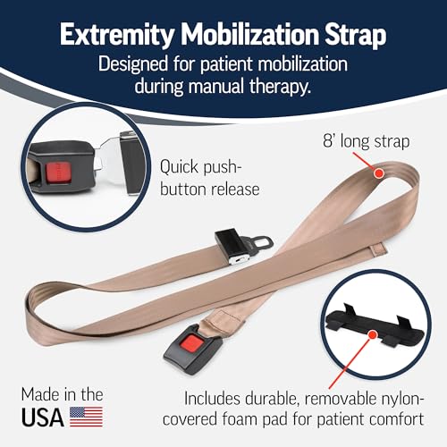 8-Foot Manual Therapy Mobilization Strap for Physical Therapy - Made in USA