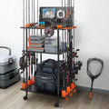 KastKing Gear Trolley V12 Mobile Fishing Rod Holder for 12 Rods - Pro Model