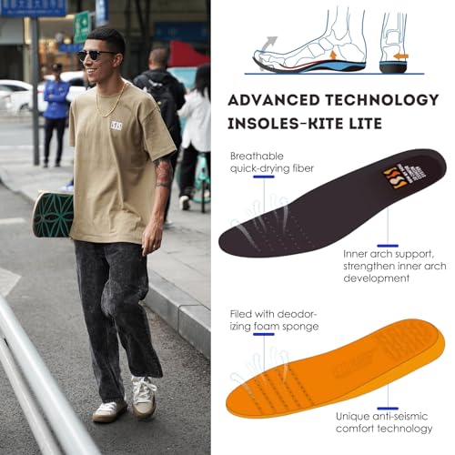 Men Women Low Top Skate Shoes Casual Sneakers 6.5 Beige - Skateboarding